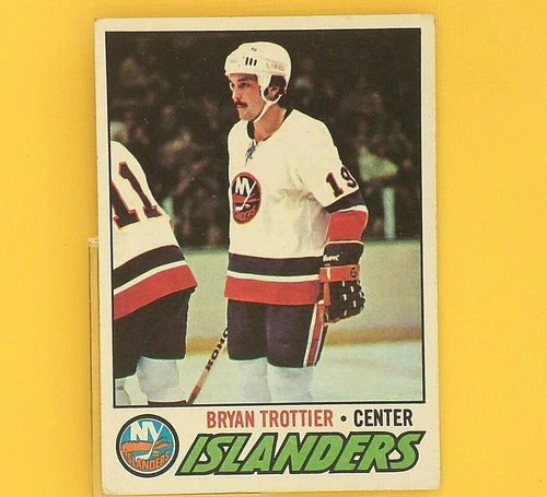 BRYAN TROTTIER 1977-78 VINTAGE HOF Topps #105 New York Islanders