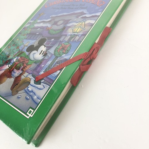 Disneys Christmas Is Coming Fold Around Pop Up Book Featuring Mickey Mouse &... - Picture 3 of 6