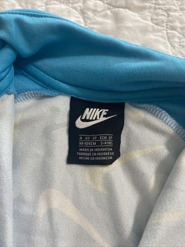 Nike Swoosh Track Full Zip Jacket, Size 4/XS, All over Graphic - Picture 3 of 4