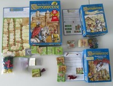 Top: Carcassonne Base Game + 3 Expansions: Inns, Queen, Count!