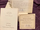 Lenox The Ivory and Gold Christmas Tree Porcelain Frame Ornament 4” x 3.5” Boxed — photo 5