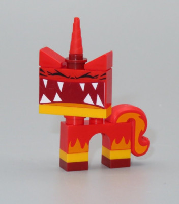 Lego red Super Angry Kitty Unikitty cat minifigure Lego Movie 70817