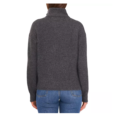 $79 Vince Camuto Womens Half Zip Pullover Sweater Ladies Zipper