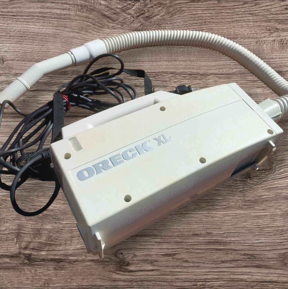 2X Oreck XL Canister Vacuum Cleaner White Type 3  WORKING + BAGS - Image 2 of 4