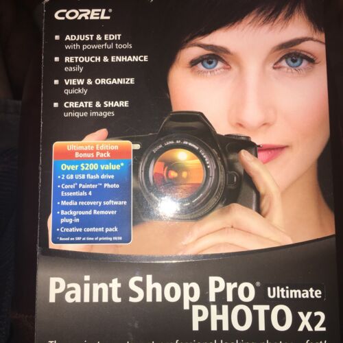 Corel Paint Shop Pro Ultimate Photo X2 Software Windows XP Vista - Bild 1 von 4