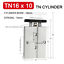 thumbnail 18  - Dual-piston Rod Double Action Pneumatic Air Pressure TN Cylinder - AU Stock