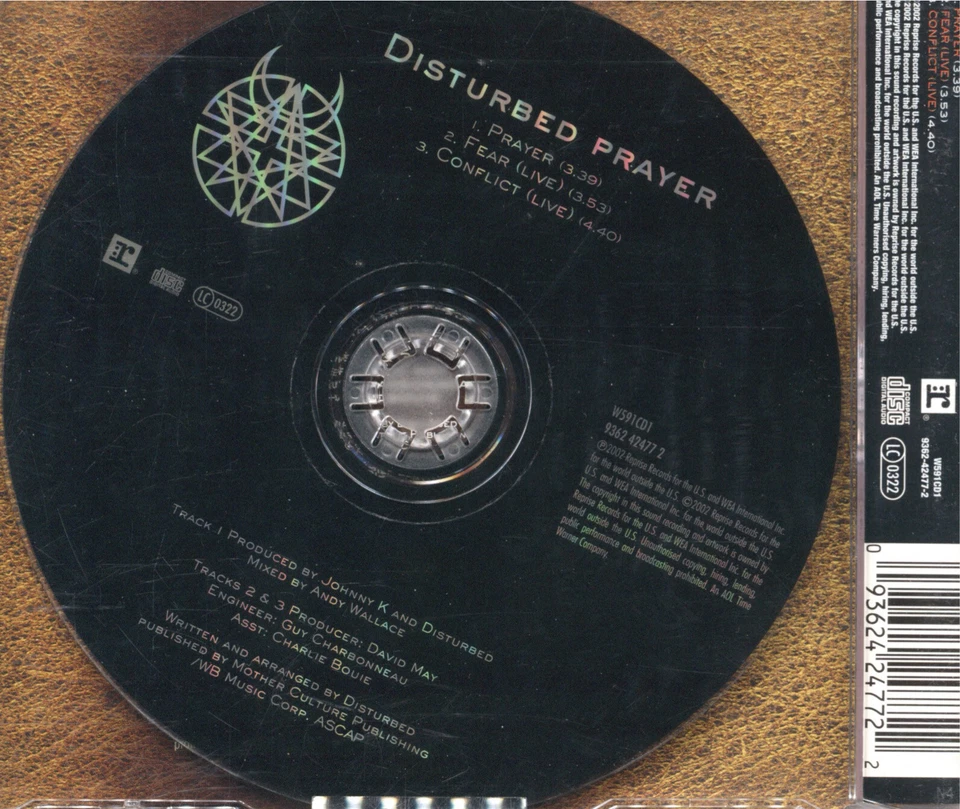Disturbed - Prayer CD - Image 2 of 2