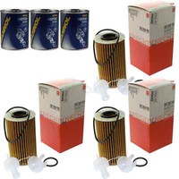 3X Original Mahle / Knecht ÖLfilter Ox 554D2 + 3X Sct Motor Flush MotorspüLung