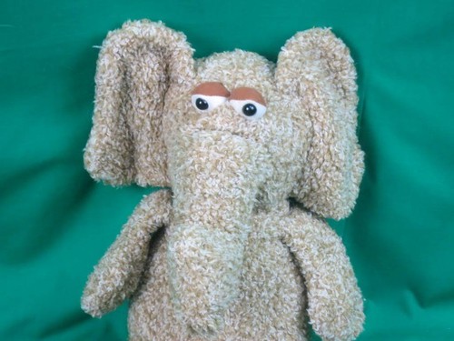 brown stuffed elephant