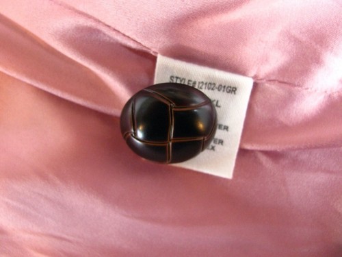 Pink Plaid Sherpa Button Up Jacket Multicolor Lined Pink Lily Womens Size XL - Picture 13 of 17