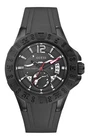 GUESS W0034G3 Men's Watch Magnum - Smooth Silicone Band Black