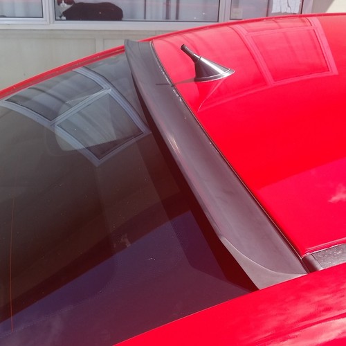 STOCK 284L Type REAR Window Roof Spoiler Wing Fits 2019~2020 Audi A6 C8 Sedan - Picture 2 of 6