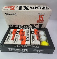 Vintage Spalding Top-flite XL 12 new Ball Pack Extra Loft Extra Long Distance