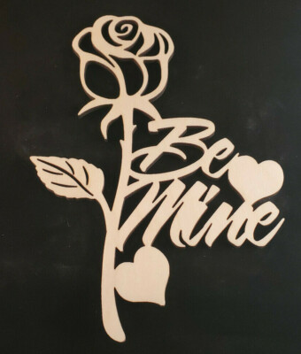 Rose with ''Be Mine'' Perfect for Anniversaries, Valentines, proposal