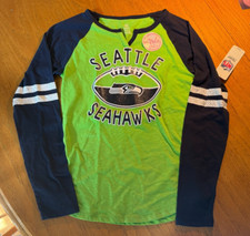 Seattle Seahawks girls ls shirt L 14 new with tags cute
