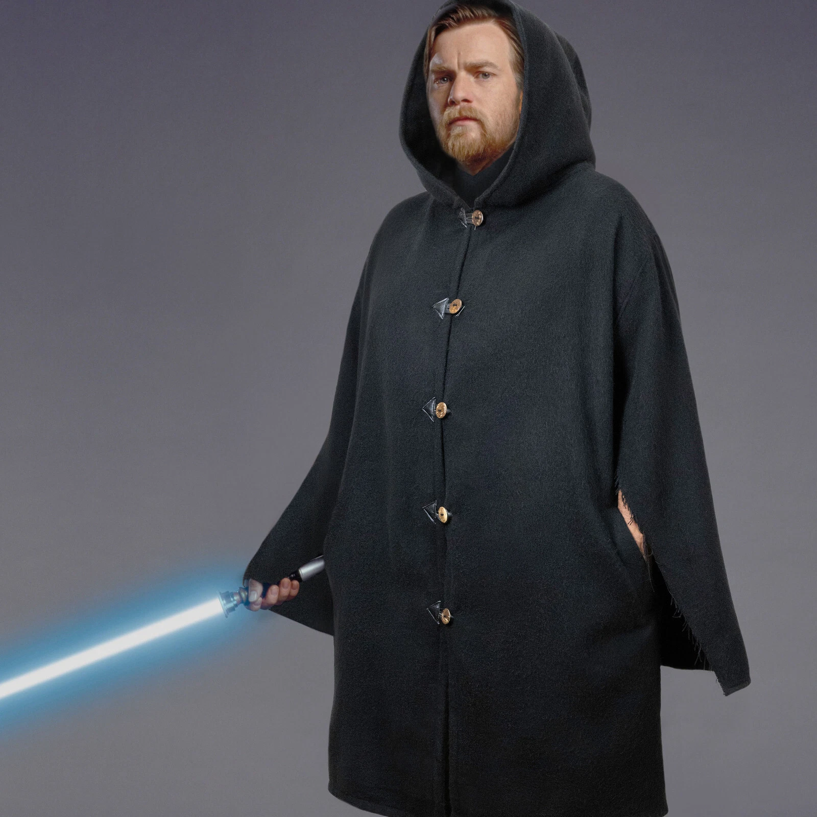 JEDI HEAVY LLAMA WOOL HOODED BUTTONED COAT PONCHO WITH SLEEVES AUTHENTIC DESIGN
Opens in a new windo