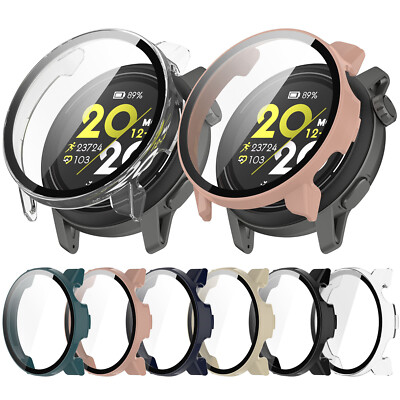PC+Tempered Glass Full Screen Protector Case Cover For COROS PACE 3 Smart Watch