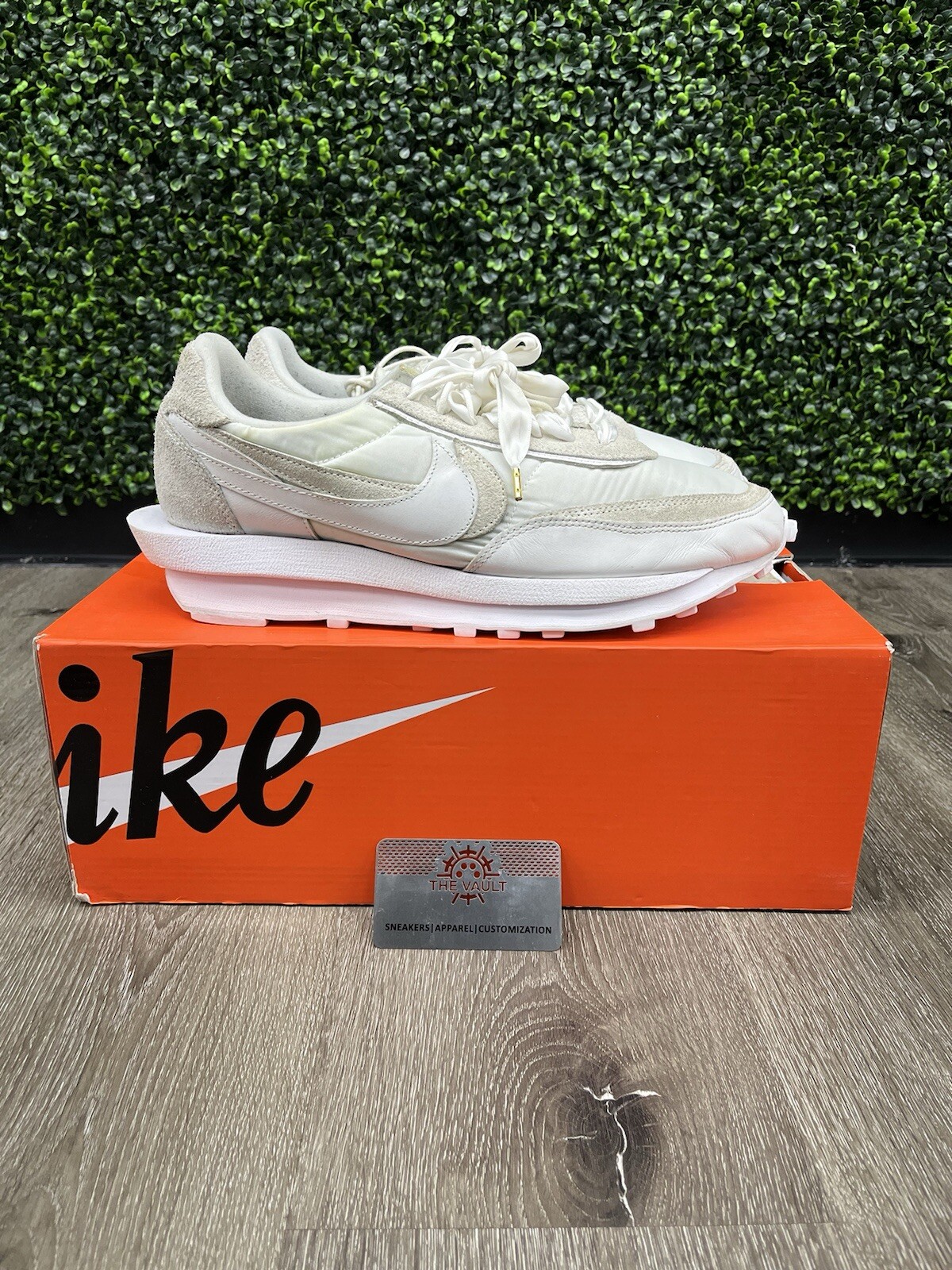 SACAI X NIKE Taglia 12 Nike sacai x LDWaffle nylon bianco