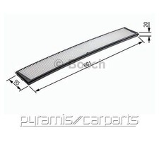 NEU 1x BOSCH Filter, Innenraumluft - 1987431036 BMW 3-er,  X3 (€32,95/Einheit)