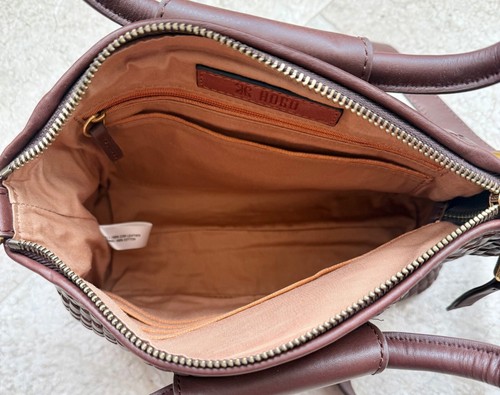 Nwt Women’s Hobo Leather Sheila Top Zip Crossbody, Bag, Purse, Pecan (Brown) - Picture 4 of 10