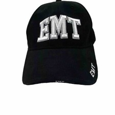 Rothco EMT Black Baseball Cap Hat Emergency Medical Technician EMS Paramedic