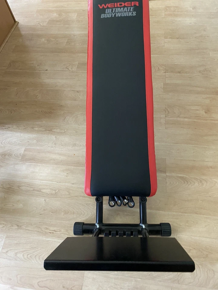 Weider Ultimate Body Works Bench - 型号 # WEBE15911。   仅本地皮卡 — 第 3/4 张图片