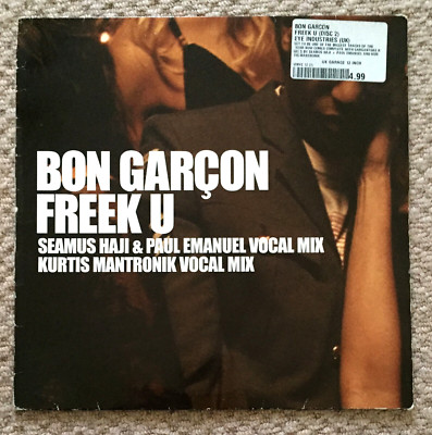 BON GARCON - FREAK YOU, A 2-MIX 12'' VINYL, EYE INDUSTRIES, 9872138 (2005) GD/GD
