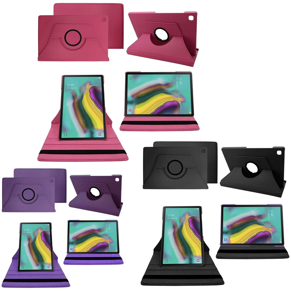 REVIVE For Samsung Galaxy Tab S5E (T720) Smart 360 Rotating Stand Cover Case