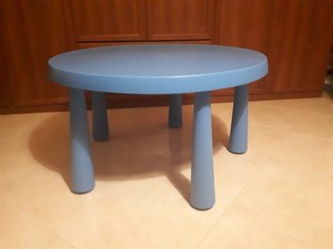 Dettagli Su Ikea Tavolo Per Bambini Mammut In Rosso Arancione 77x55cm Mobili Cameretta Dei