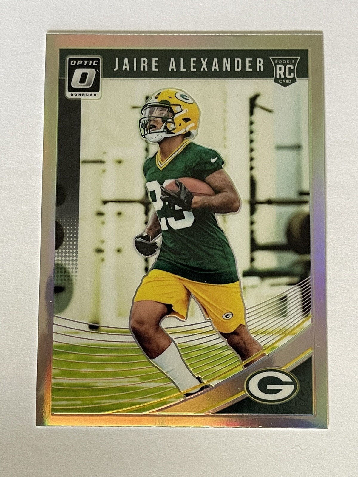 2018 Donruss Optic Jaire Alexander Rookie #109 Silver Holo Prizm - Packers