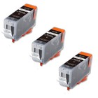 3 BLACK Printer Ink with chip fits Canon PGI-5 iP4200 iP4300 iP4500 MP530