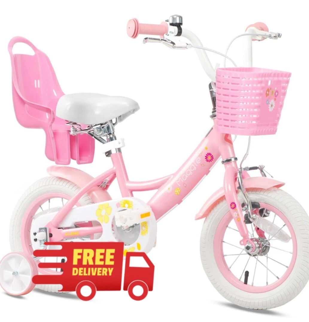 Little girls 2025 bike with basket