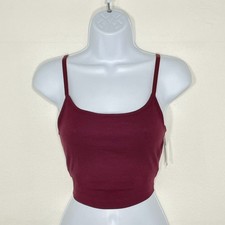 NWT GAP GapBody Women's M Logo Comfort Cropped Bralette GPW01042 Red
