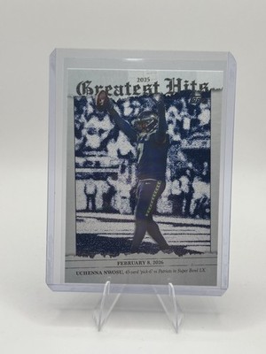 Uchenna Nwosu 2026 Topps Flagship #25GH-UN Seattle Seahawks 2025 Greatest Hits