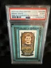 2024 TOPPS ALLEN & GINTER DRAKE MAYE ON CARD AUTO #/50 BLUE FRAME  PATRIOTS
