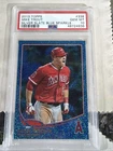2013 Topps Mike Trout #338 Silver Slate Blue Sparkle Angels