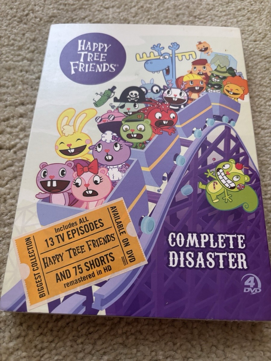 廃盤品 Happy Tree Friends Complete Disaster Happy Tree Friends: Complete Disaster (DVD, 2013, 4-Disc Set