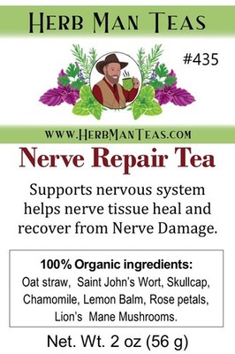 Nerve Repair Tea #435 | w/ Lion's Mane Mushrooms | To Restore Damaged Nerves