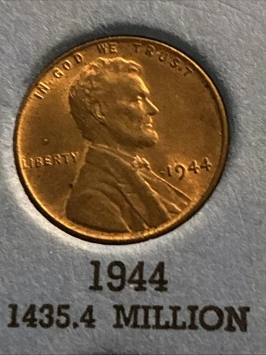 1944-P Lincoln Wheat Cent — photo from the most recent tracked eBay sale