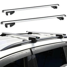 46" Top Roof Rack Cross Bar Cargo Luggage Carrier Set For VW Chevrolet Ford