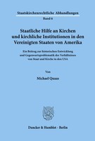 Staatliche Hilfe An Kirchen Und Kirchliche Institutionen In Den Vereinigten...
