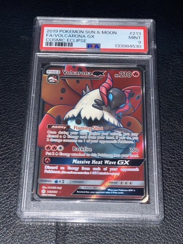 Volcarona-GX graded PSA 9 for sale on eBay