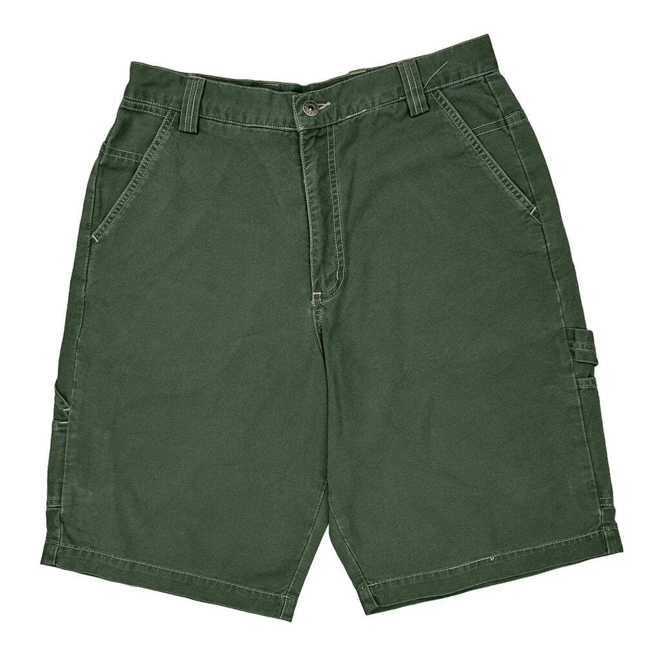 Guess Carpenter Shorts - 30W 9L Green Cotton - Image 2 of 4