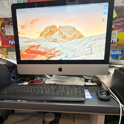 Apple iMac All-in-One 27 Zoll Silber Desktop-Computer inkl. Tastatur & Maus