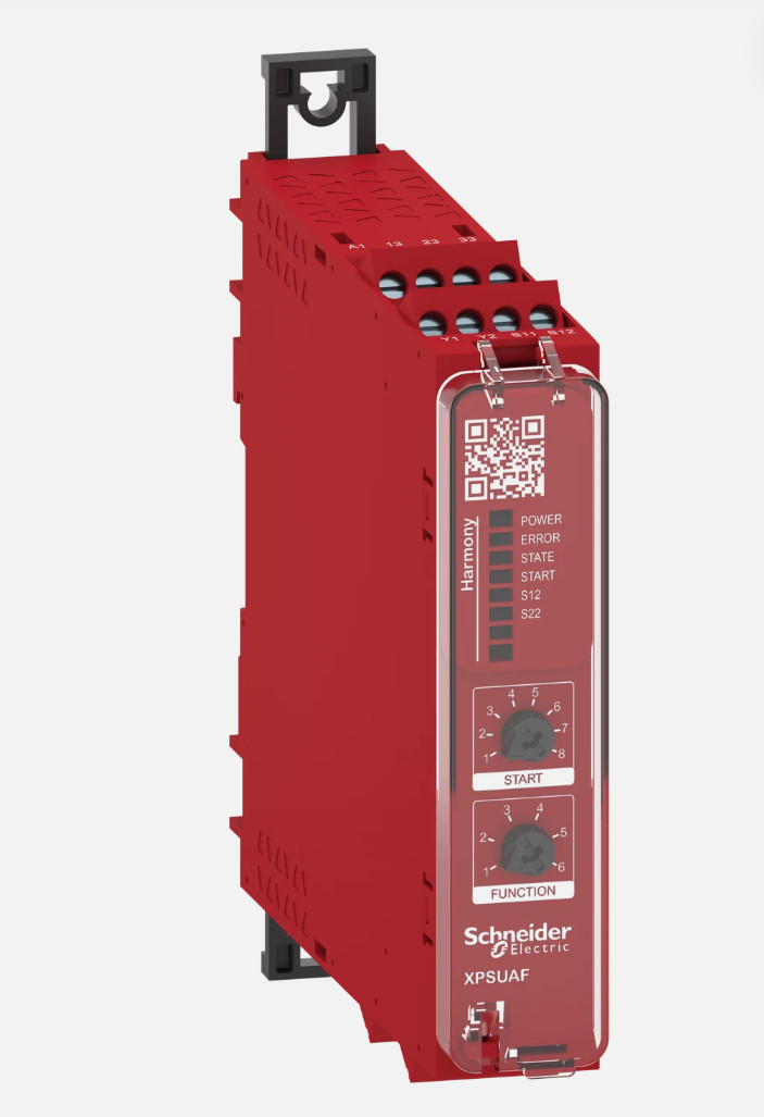 Relais XPSUAF33AP Schneider Electric pour arrêt d'urgence 24V