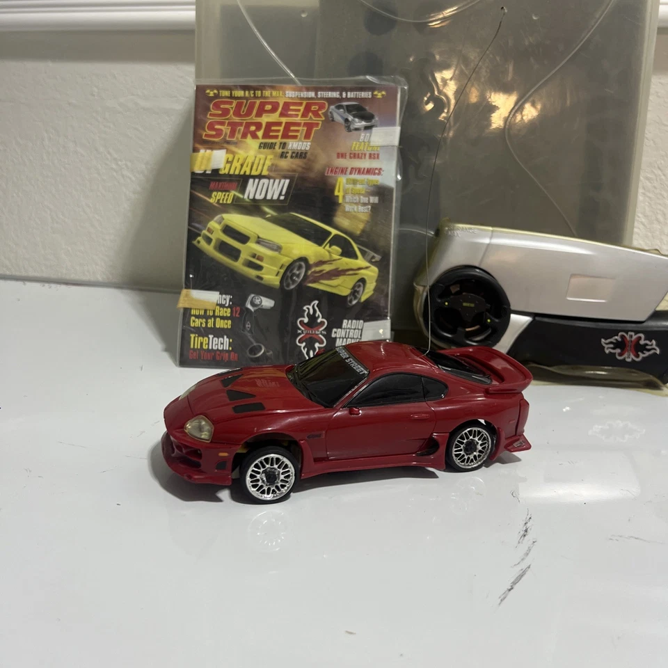 XMODS RC Red Toyota Supra Super Street Radio Controlled Mini Car Kit 2003 - Image 3 of 4