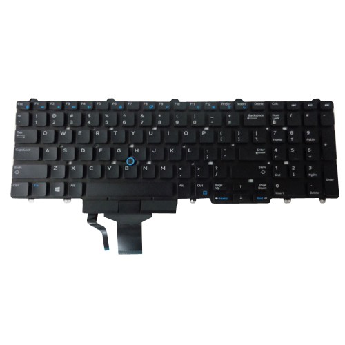 Non-Backlit Keyboard For Dell Precision 7510 7710 w/ Pointer