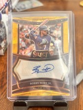 Panini Select 2025 Bobby Witt Jr. Royals Autograph Prizm 7/10 Number Match 