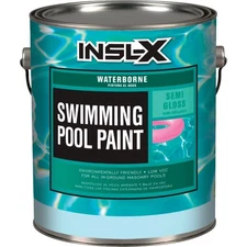 Insl-X 1 Gal.  Blue Semi-Gloss Waterborne Pool Paint WR1024092-01 INSL-X Water
