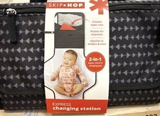 Skip Hop Express Changing Station Grey Arrow Portable Waterproof Padded Pad